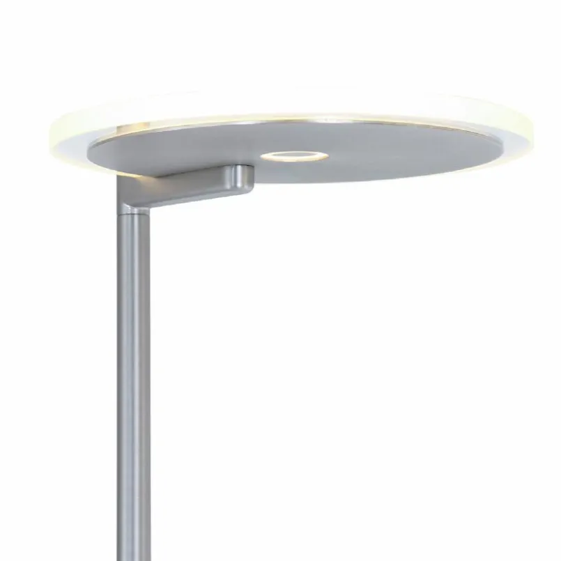 Stehlampen|Steinhauer LED-Stehlampe Turound Silber
