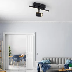 Spots & Strahle|Paul Neuhaus LED-Strahler Barik Schwarz