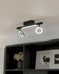 Spots & Strahle|EGLO LED-Strahler Cardillio 2 Schwarz