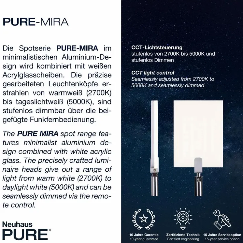 LED-Strahler Pure Mira<Neuhaus PURE Clearance
