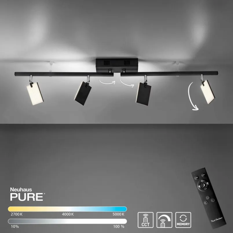 Spots & Strahle|Neuhaus PURE LED-Strahler Pure Mira Schwarz