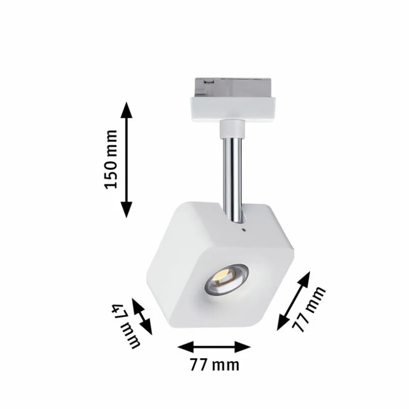 Paulmann Schienensysteme-LED-Strahler URail Cube Weiß