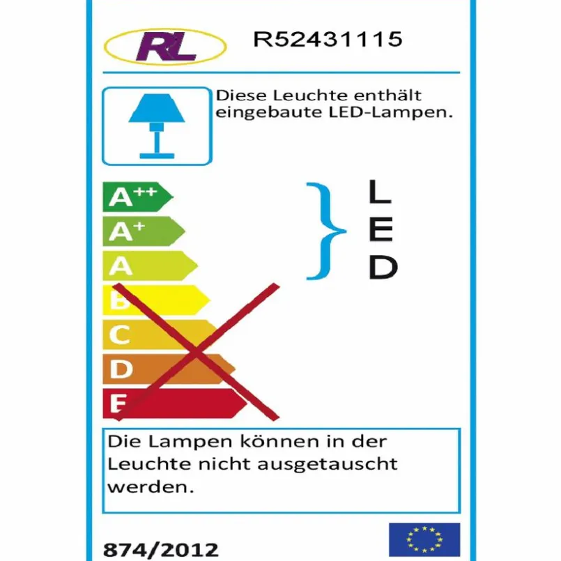 Tischlampen|Reality Leuchten LED-Tischleuchte Boa Grün