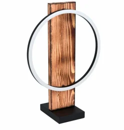 Tischlampen|EGLO LED-Tischleuchte Boyal Braun