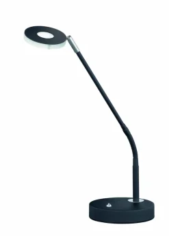 Fischer & Honsel Tischlampen-LED-Tischleuchte Dent Schwarz