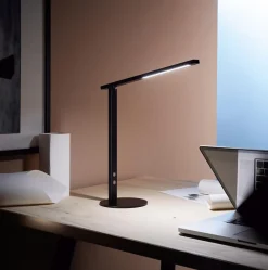 FABAS Tischlampen-LED-Tischleuchte Ideal Schwarz