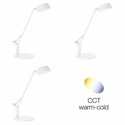 Brilliant Tischlampen-LED-Tischleuchte Kaila Weiß