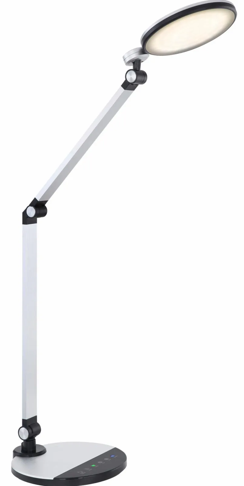 Tischlampen|Globo LED-Tischleuchte Konsti Silber