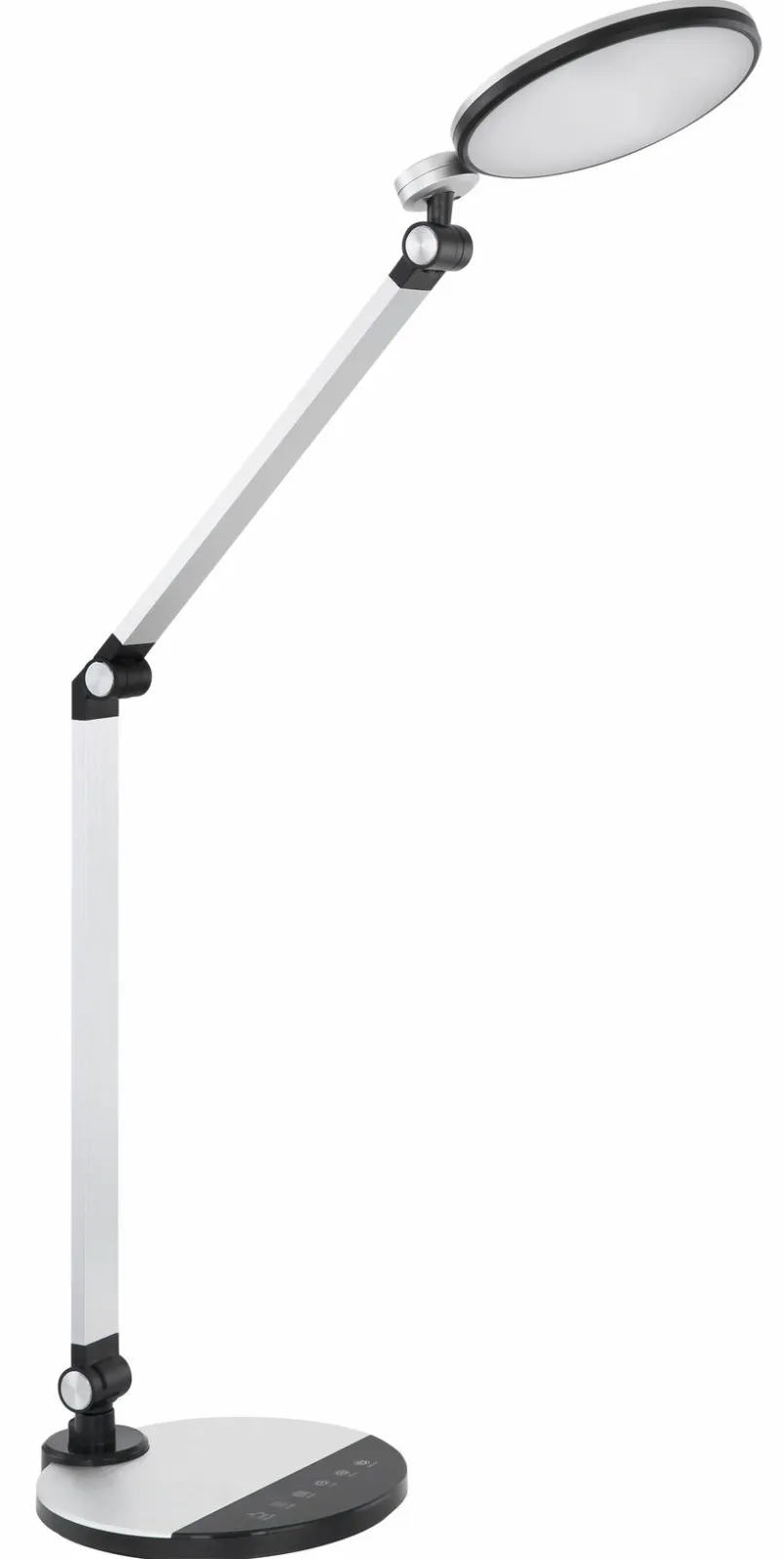 Tischlampen|Globo LED-Tischleuchte Konsti Silber
