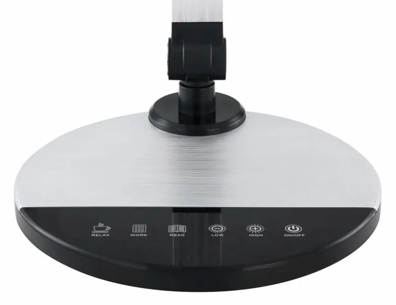 Tischlampen|Globo LED-Tischleuchte Konsti Silber