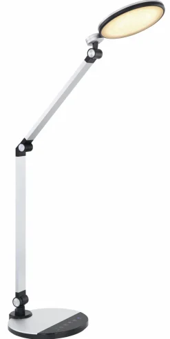 Tischlampen|Globo LED-Tischleuchte Konsti Silber