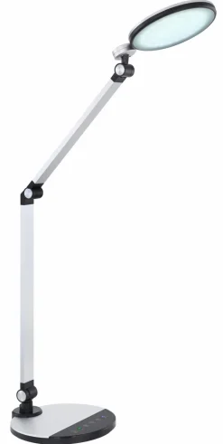Tischlampen|Globo LED-Tischleuchte Konsti Silber