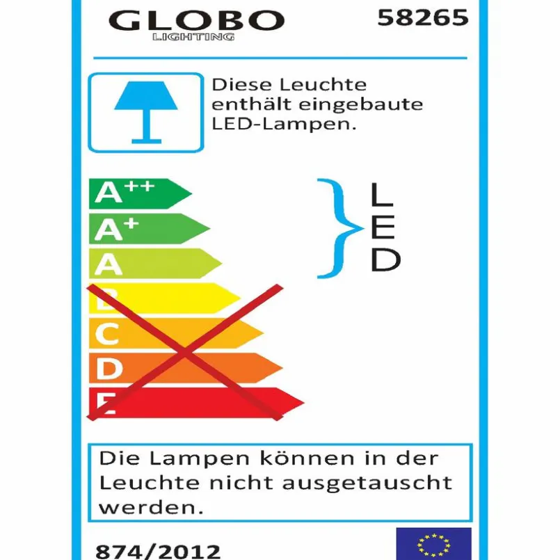 Akkuleuchten|Globo LED-Tischleuchte Minea Silber