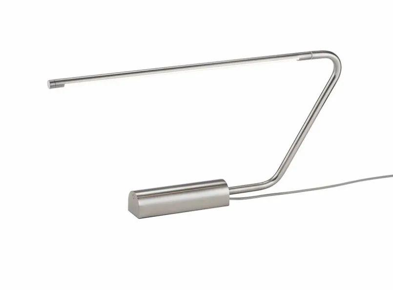 Trio Select Tischlampen-LED-Tischleuchte Olea Nickel matt