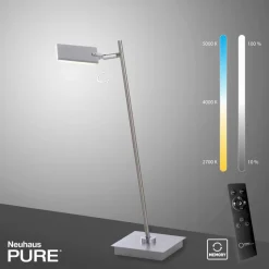 Tischlampen|Neuhaus PURE LED-Tischleuchte Pure Mira Silber