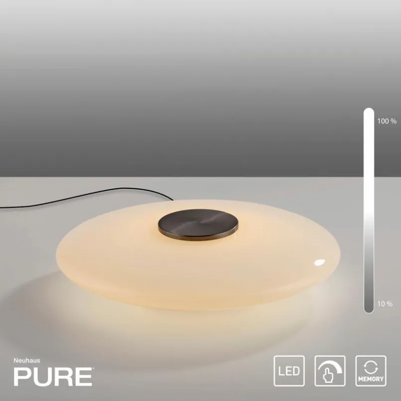 LED-Tischleuchte Pure Vitrum<Neuhaus PURE Hot