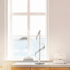 Tischlampen|Tischleuchten|Q SMART HOME LIGHTS LED-Tischleuchte Q-Swing Silber