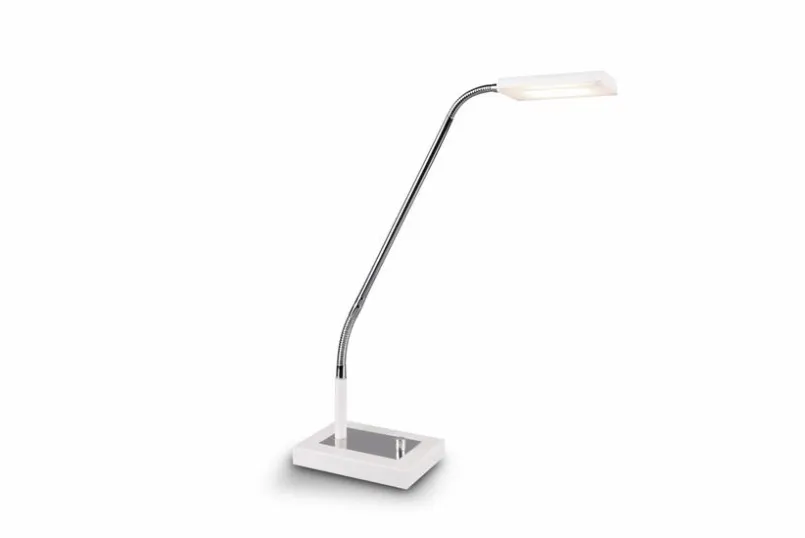 Tischlampen|Reality Leuchten LED-Tischleuchte Sandor Weiß