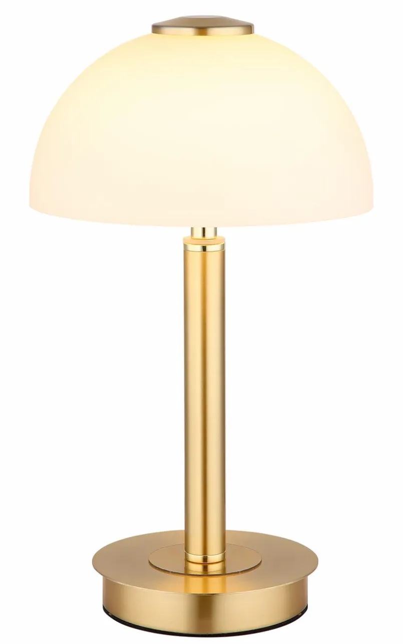 Tischlampen|Globo LED-Tischleuchte Uldin Messing
