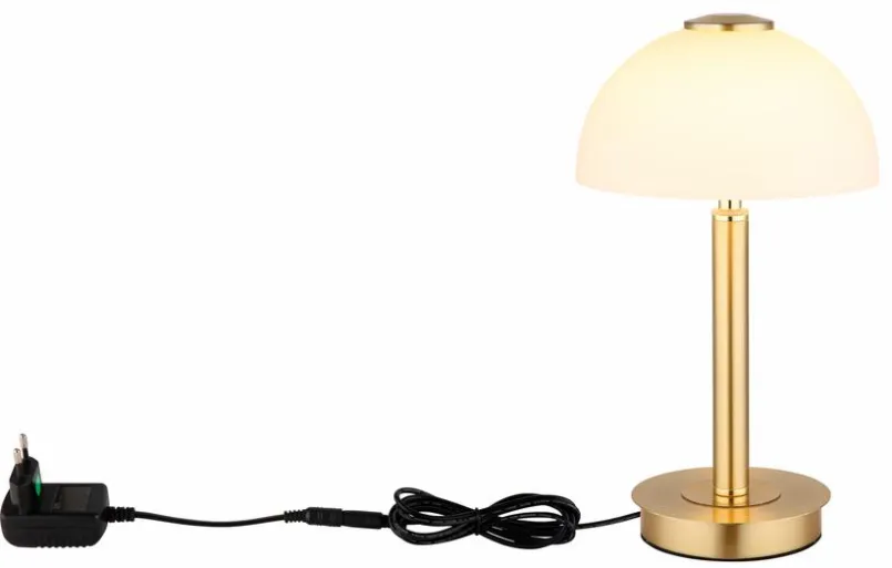 Tischlampen|Globo LED-Tischleuchte Uldin Messing