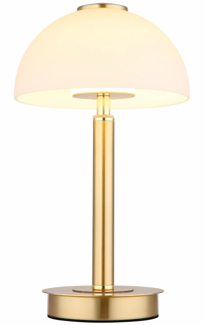 Tischlampen|Globo LED-Tischleuchte Uldin Messing