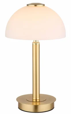 Tischlampen|Globo LED-Tischleuchte Uldin Messing