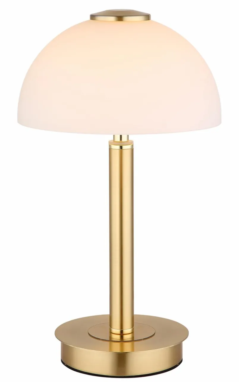 Tischlampen|Globo LED-Tischleuchte Uldin Messing