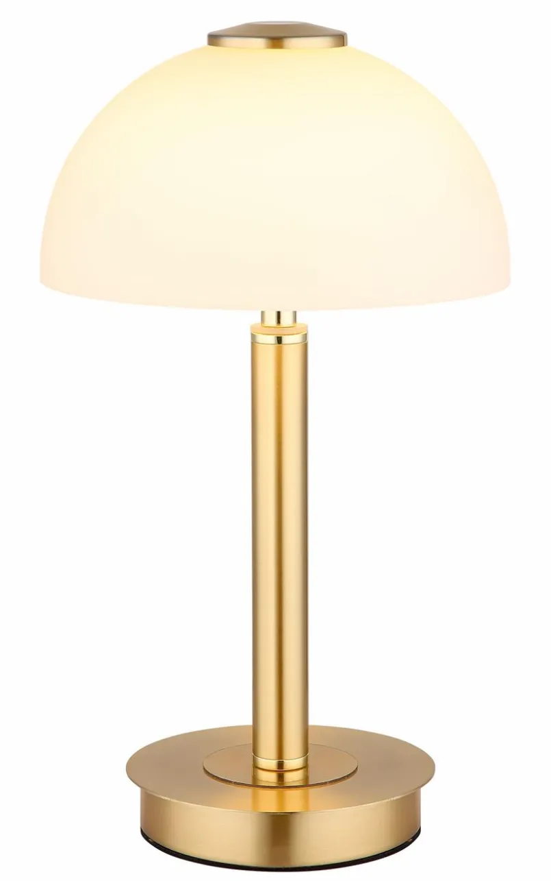 Tischlampen|Globo LED-Tischleuchte Uldin Messing