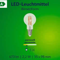 E14|MÜLLER-LICHT LED-Tropfen E14 / 2,2 Watt / Energie A