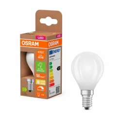 E14|Osram LED-Tropfen E14/2,9 Watt/Energie C Weiß