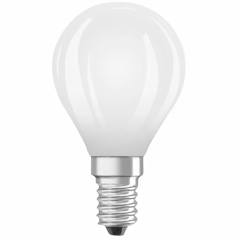 E14|Osram LED-Tropfen matt E14/ 5,5Watt/ Energie E Weiß