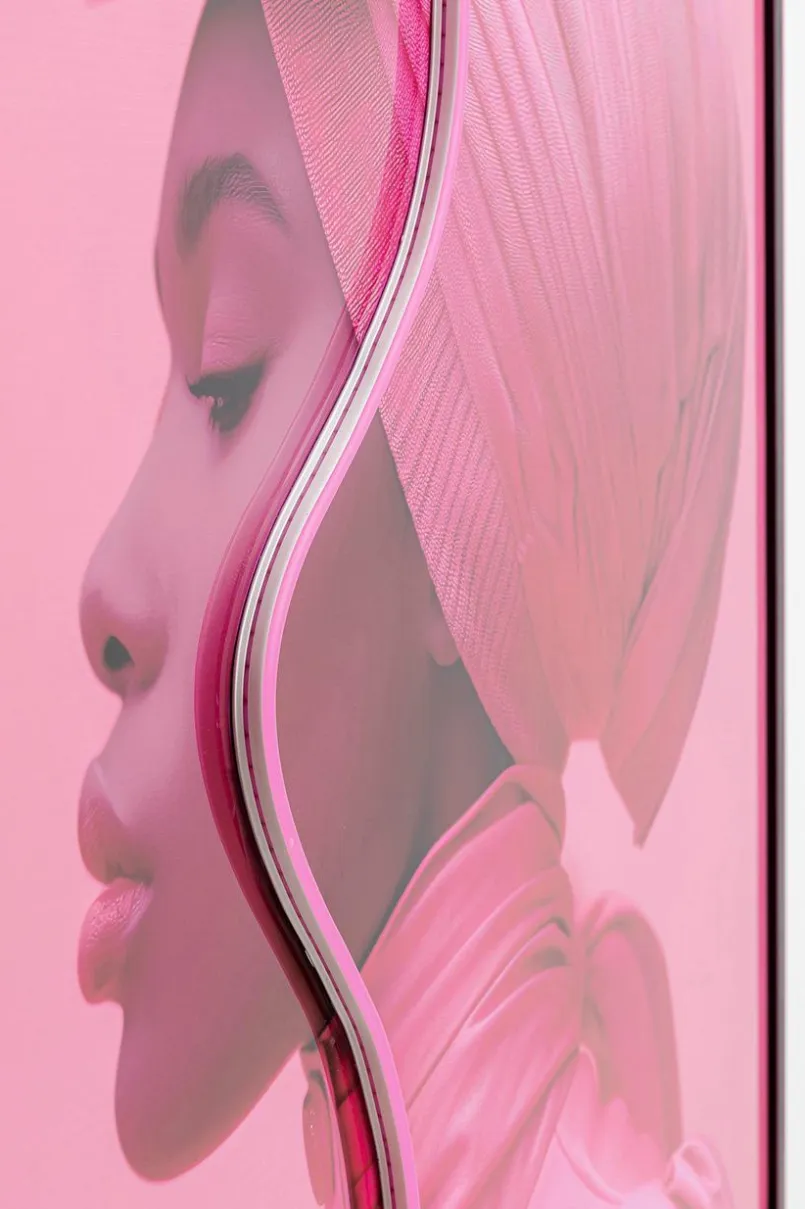LED-Wandbild 80 x 80 cm Woman<KARE DESIGN Hot