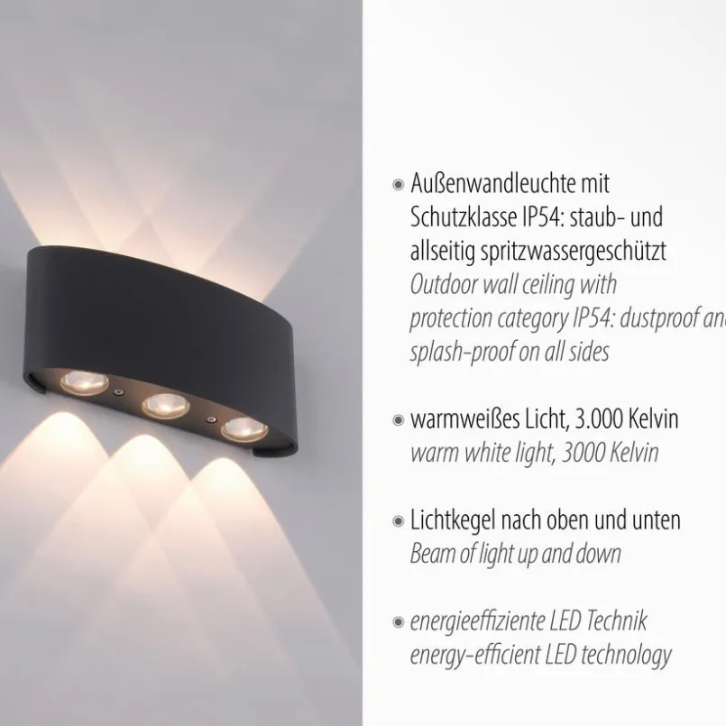 LED-Wandleuchte Carlo<Paul Neuhaus Sale