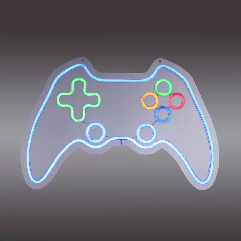 Wandleuchten|JUST LIGHT. LED-Wandleuchte Gamer Bunt