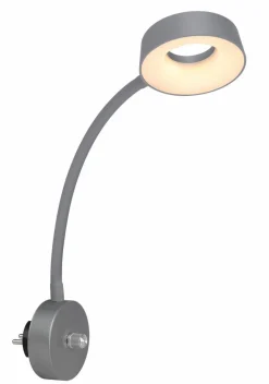 Wandleuchten|Globo LED-Wandleuchte Lehovo Silber