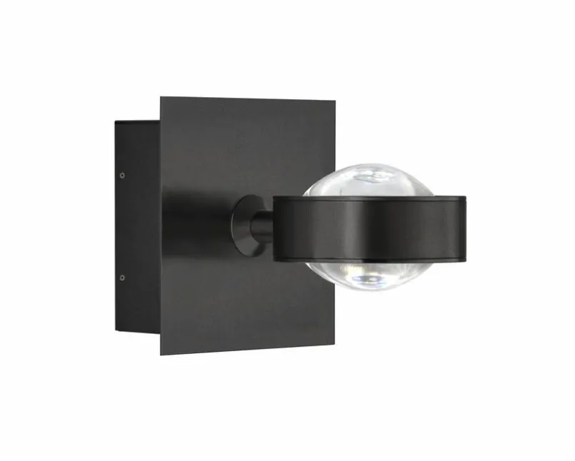 Wandleuchten|SCHÖNER WOHNEN-Kollektion LED-Wandleuchte Lense Schwarz