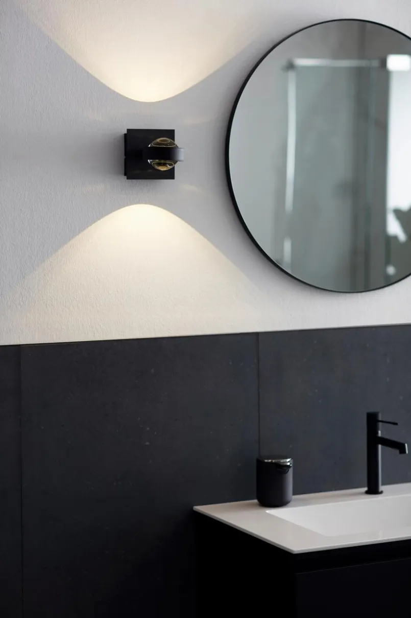 Wandleuchten|SCHÖNER WOHNEN-Kollektion LED-Wandleuchte Lense Schwarz