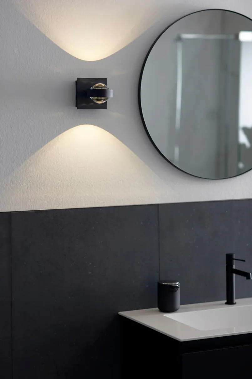 Wandleuchten|SCHÖNER WOHNEN-Kollektion LED-Wandleuchte Lense Schwarz