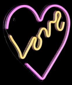 Globo Wandleuchten-LED-Wandleuchte Love Bunt