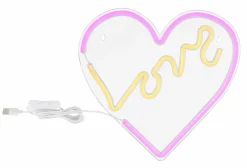 Globo Wandleuchten-LED-Wandleuchte Love Bunt