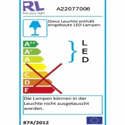 Reality Leuchten Wandleuchten-LED-Wandleuchte Mirror Transparent