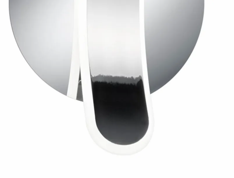 Wandleuchten|Reality Leuchten LED-Wandleuchte Parma Chrom