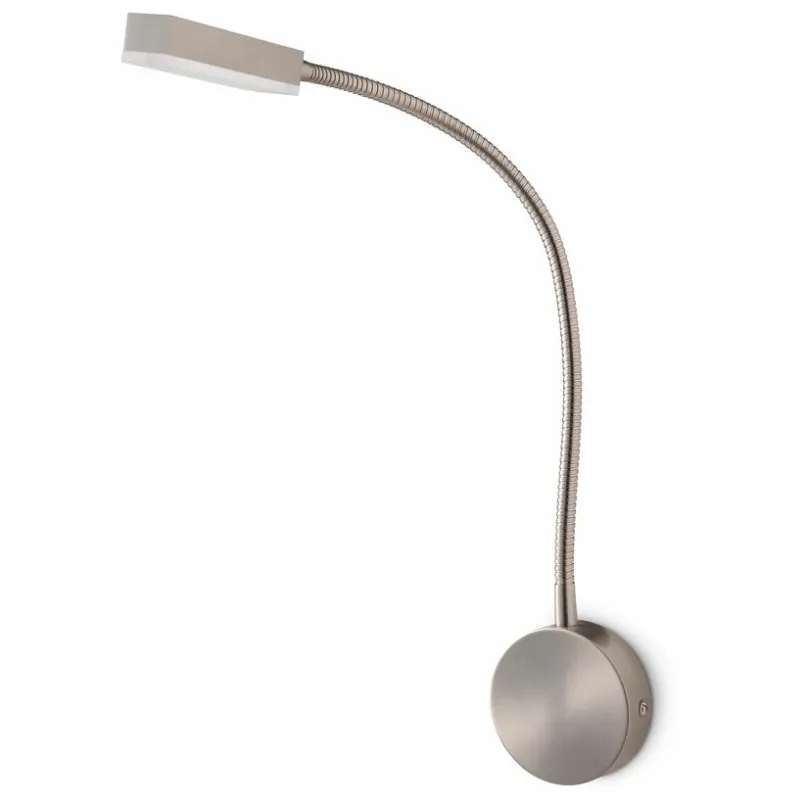 Fischer & Honsel Wandleuchten-LED-Wandleuchte Raik Nickel matt