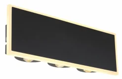 Wandleuchten|Globo LED-Wandleuchte Saidy Schwarz