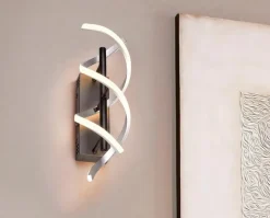 Wandleuchten|Trio LED-Wandleuchte Sequence Alu gebürstet