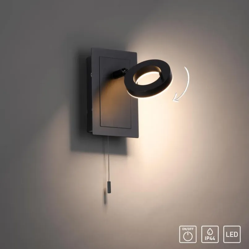 Paul Neuhaus Spots & Strahle|Wandleuchten-LED-Wandleuchte Sileda Anthrazit