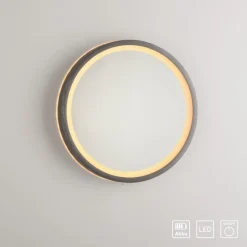 Wandspiegel|Paul Neuhaus LED-Wandspiegel Vidro Grau