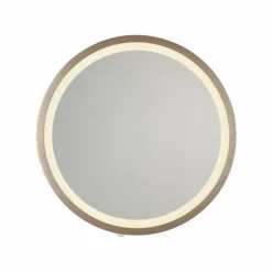 Paul Neuhaus Wandspiegel-LED-Wandspiegel Vidro Bronze