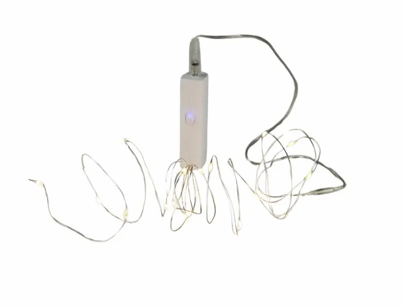 Lichterketten|DesignLive Lichterkette Powerbank Weiß