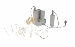 DesignLive Lichterketten-Lichterkette Powerbank 4er Weiß